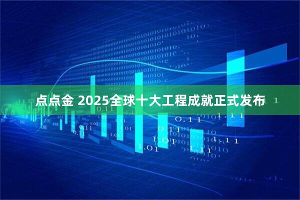 点点金 2025全球十大工程成就正式发布
