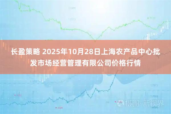 长盈策略 2025年10月28日上海农产品中心批发市场经营管理有限公司价格行情